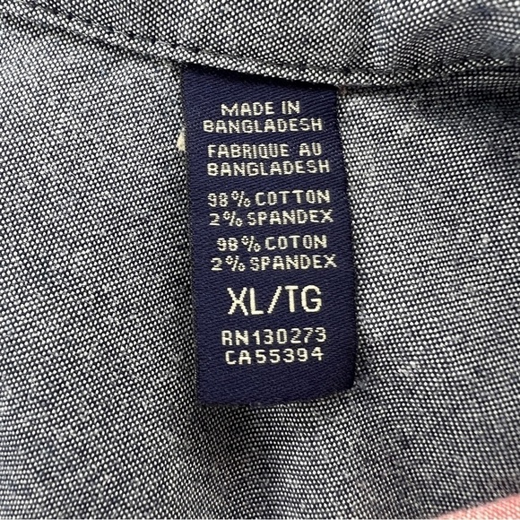 XL WRANGLER BRICK RED SHORT SLEEVE COMFORT FLEX BUTTON FRONT SHIRT STRETCH CASUA - Picture 7 of 8